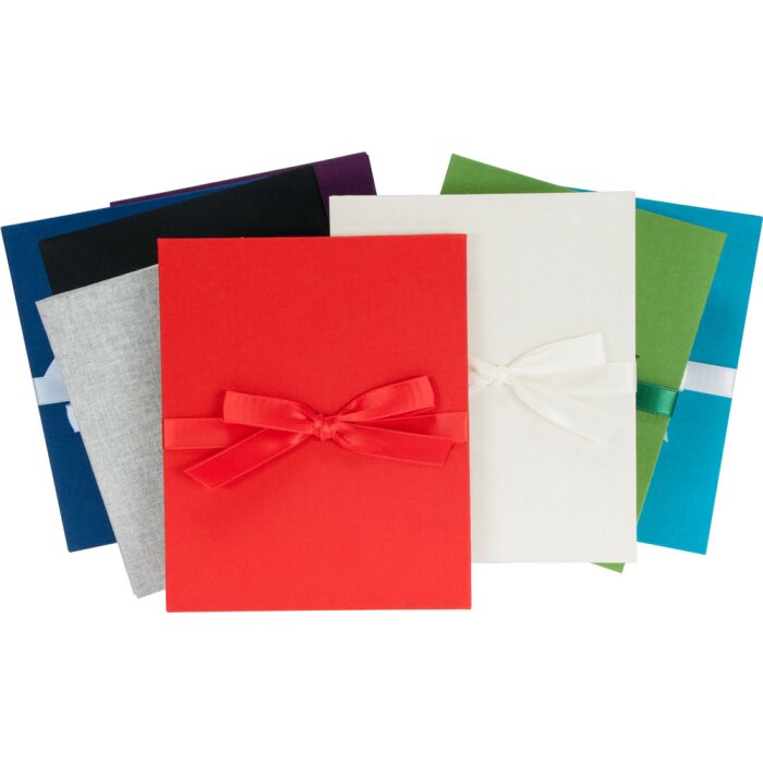 Goldbuch Leporello папка Linum linen 10 фото 13x18 см черный