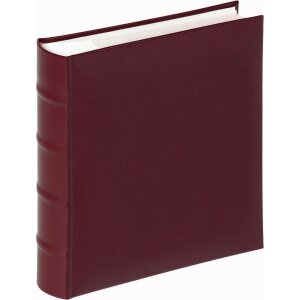 Walther Leder Einsteckalbum Classic 10x15 cm 15x20 cm Weinrot Schwarz