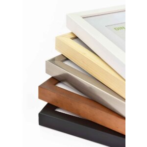 Деревянная рамка Apollon 21x30 см серебро