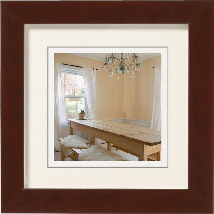 Holzrahmen Peppers 10x10 cm nussbaum