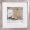 Деревянная рамка Перец 10х10 см серебро
