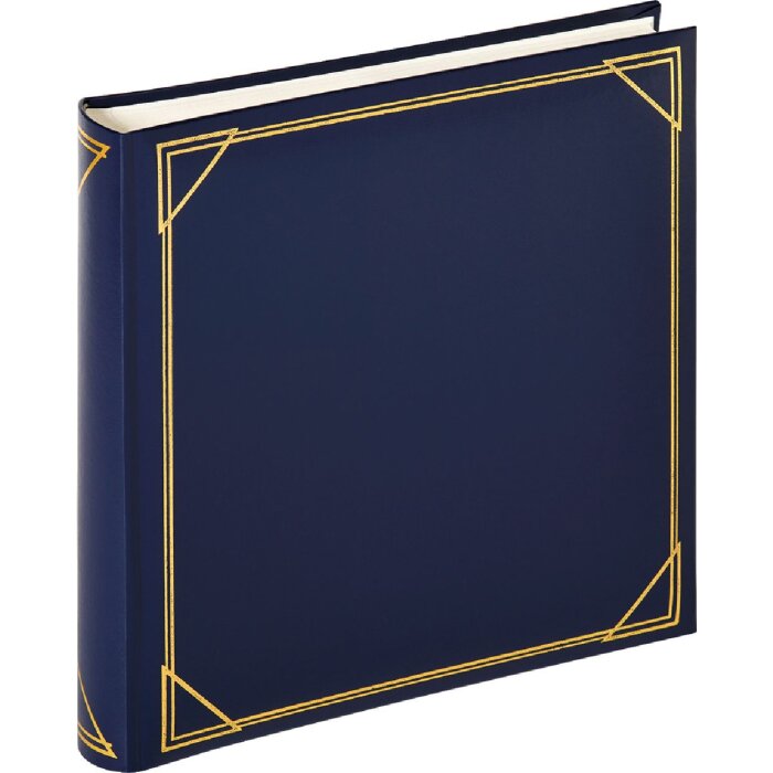Walther Jumbo Fotoalbum Promo Standard blau 30x30 cm 100 weiße Seiten
