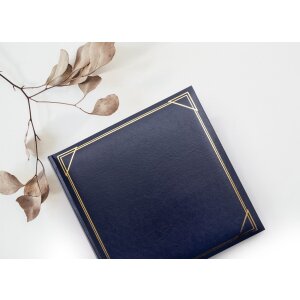 Walther Jumbo Fotoalbum Promo Standard blau 30x30 cm 100 weiße Seiten