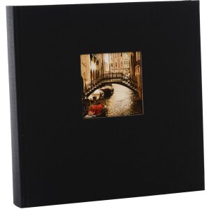 Goldbuch Fotoalbum Bella Vista 30x31 cm Leineneinband 60 schwarze Seiten
