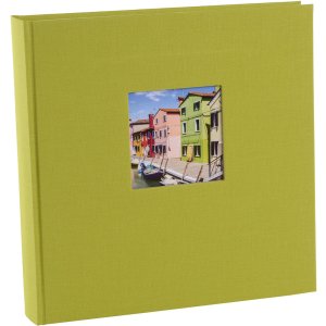Goldbuch Fotoalbum Bella Vista 30x31 cm Leineneinband 60 schwarze Seiten