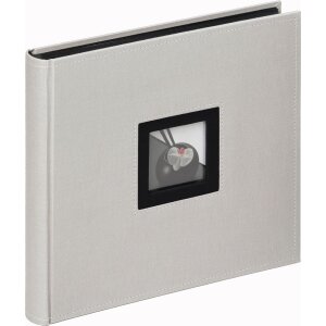 Walther Fotoalbum Black White Leinen 50 Seiten Schwarz...