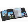 Walther Fotoalbum Black White Leinen 50 Seiten Schwarz 26x25 cm oder 30x30 cm