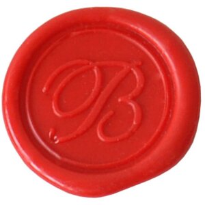 Круглое печатное устройство J. Herbin с деревянной ручкой, буквы от A до Z курсивом