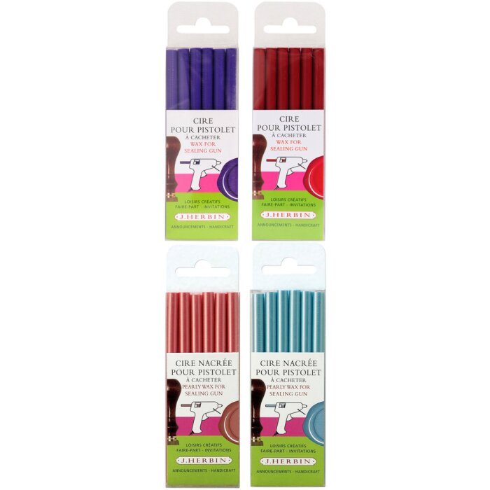 Сигиллак J. Herbin для восковой пистолетной пасты, 6 палочек