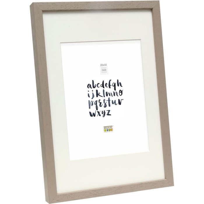 Holzrahmen S223K 24x30 cm taupe