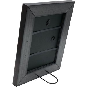 Kunststoffrahmen S41N mahagoni-silber 20x30 cm