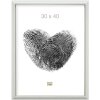 Deknudt Bilderrahmen S42J Schräge Leiste Silber 9x13 cm bis 30x45 cm Kunststoff