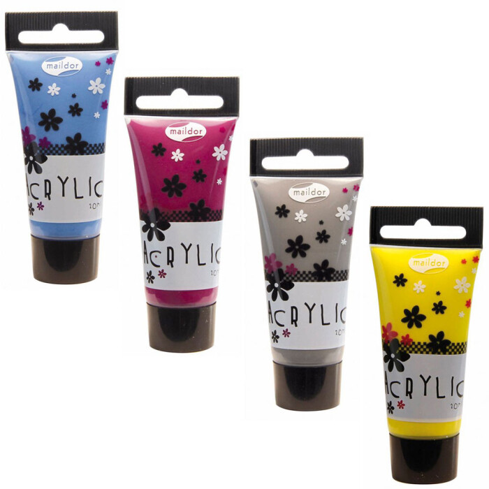 Acrylfarbe Tube 20ml in verschiedenen Farben