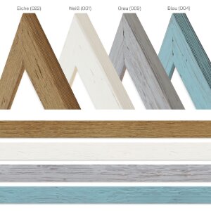 Фоторамка MendeFrames H750 из массивной ореховой древесины 20x20 см с музе́йным стеклом