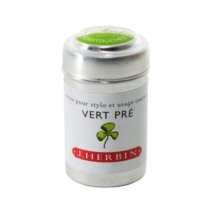 Чернильные картриджи J. Herbin для стандартных ручек — 6 шт. в алюминиевой банке