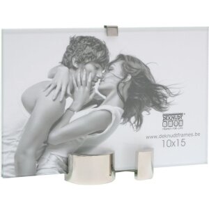 Glas-Fotorahmen S67FA silber 10x15 cm