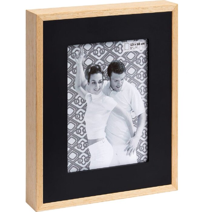 Деревянная рамка Walther Двойная 13x18 см натурально-черная