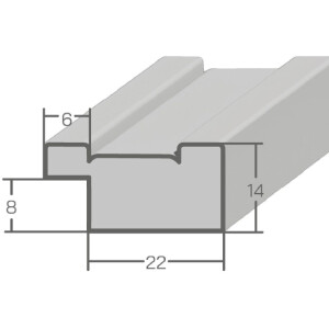 Фоторамка MendeFrames H460 в стиле винтаж розовый 20x25 см с музеем стеклом