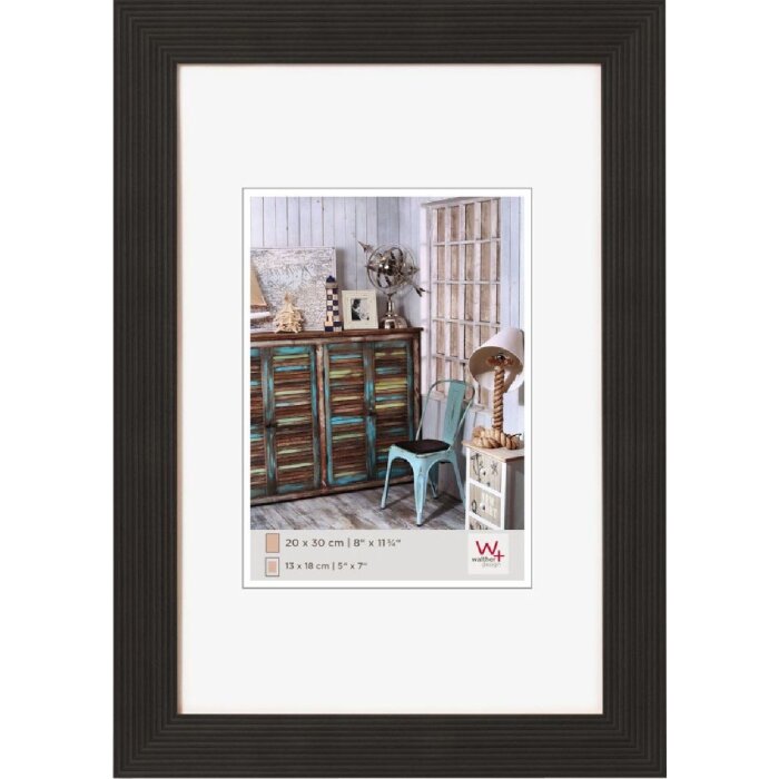 Черная деревянная рамка Grado 15x20 см