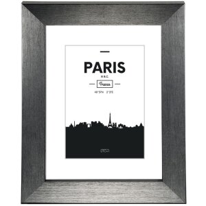 Пластиковая рамка Paris, контрастный серый, 13 x 18 см