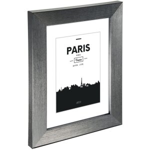 Пластиковая рамка Paris, контрастный серый, 13 x 18 см