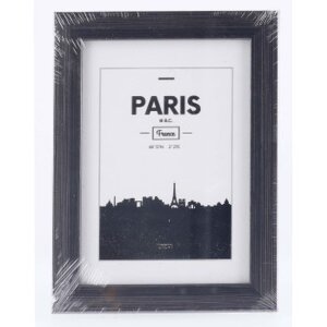 Пластиковая рамка Paris, контрастный серый, 13 x 18 см