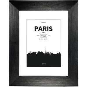 Пластиковая рамка Paris, черная, 13 x 18 см