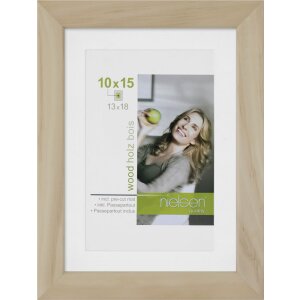 Nielsen Apollon Holzrahmen Kiefernholz mit Passepartout 13x18 bis 60x80 cm