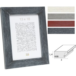 Фоторамка Deknudt S49B, плоская деревянная,...