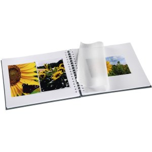 Hama Spiralalbum Fine Art grau 28x24 cm 50 weiße Seiten