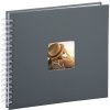 Hama Spiralalbum Fine Art grau 28x24 cm 50 weiße Seiten