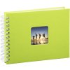 Hama Spiralalbum Fine Art kiwi 24x17 cm 50 weiße Seiten