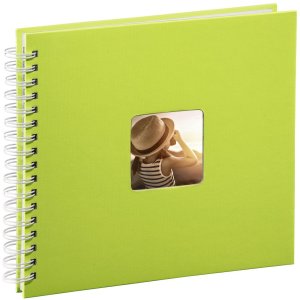 Hama Spiralalbum Fine Art Kiwi 28x24 cm für 100 Fotos 10x15 cm