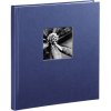 Hama Fotoalbum Fine Art 29x32 cm blau Buchalbum Strukturpapier 50 weiße Seiten