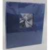 Hama Fotoalbum Fine Art 29x32 cm blau Buchalbum Strukturpapier 50 weiße Seiten