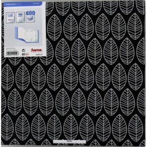 Hama Jumbo Фотоальбом La Fleur 30x30 см черный 100 белых страниц