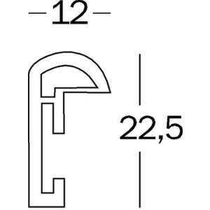 Пластиковая рамка Galeria 60x90 см золото