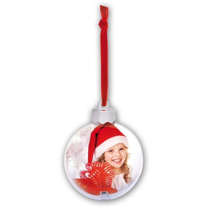 ZEP Рождественская безделушка с фотографией 10x10 см