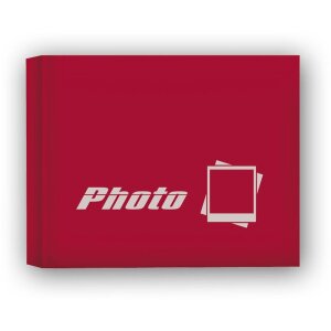 ZEP Insta Mini Einsteckalbum 40 Fotos 5,3x8,5 cm Rot