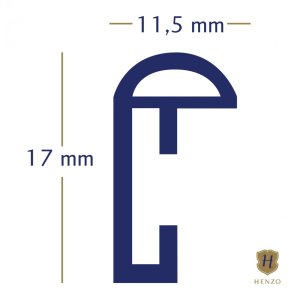 Henzo Kunststoffrahmen Napoli 70x100 cm weiß