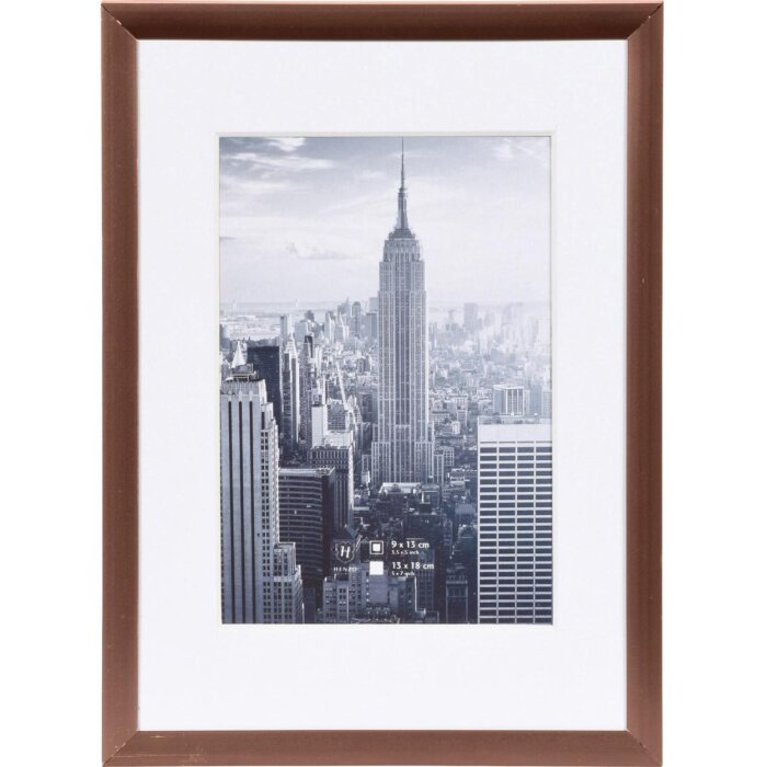 Henzo алюминиевая рама Manhattan 13x18 см бронза