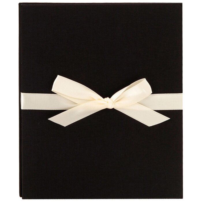 Папка Goldbuch linen leporello 10 фотографий 13x18 см черная