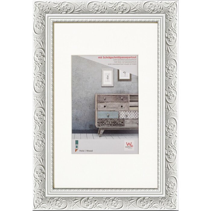 Фоторамка из белого дерева BAROCK 20x30 см