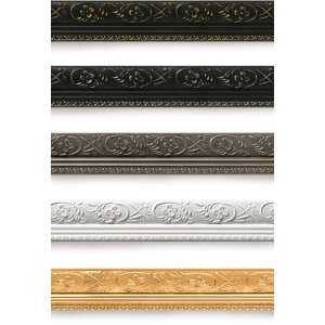 Деревянная фоторамка Walther BAROCK 30x40 см черная