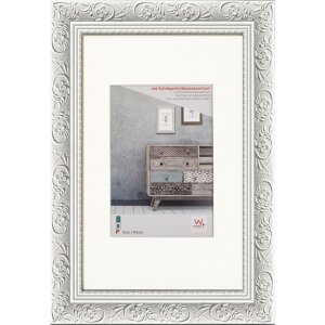 Деревянная рамка 40x50 см BAROCK белая