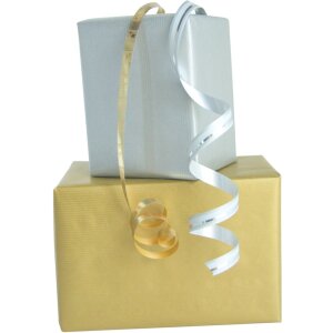 Рулон крафтовой бумаги Clairefontaine, золото-серебро,...