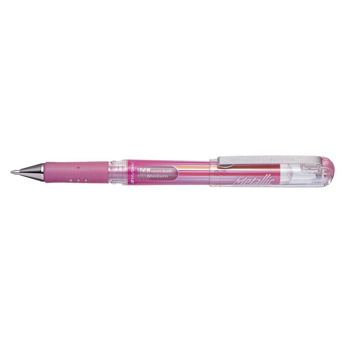 Pentel K230-MPO HybridGel Grip DX Gel-Tintenroller 0,5 mm metallic-pink