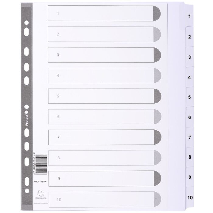 Регистратор DIN A4 с 10 ярлыками