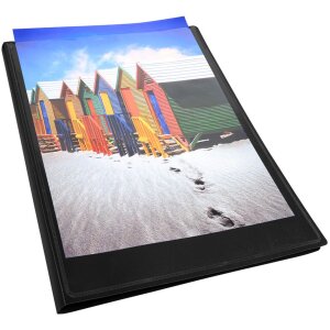 Папка-визитка Exacompta Kreacover PP 500µ, A4, 30 обложек, черная