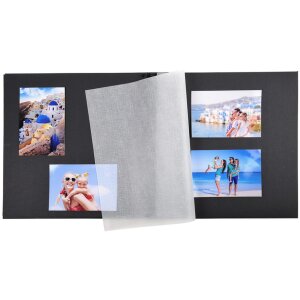 Exacompta Spiralalbum Passion rot 32x32 cm 60 schwarzen Seiten